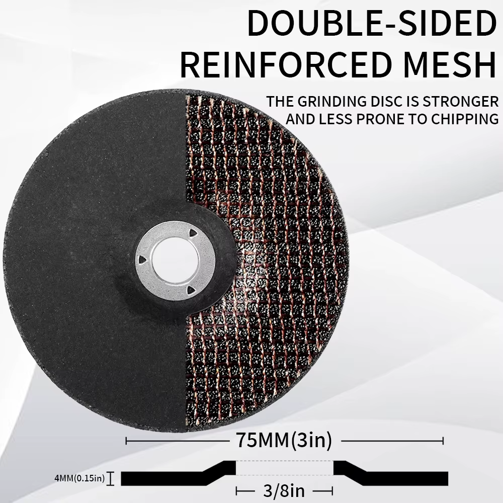 Meule en résine 3 pouces 75mm, Mini disque rond de coupe pour meuleuse d'angle, polissage et meulage