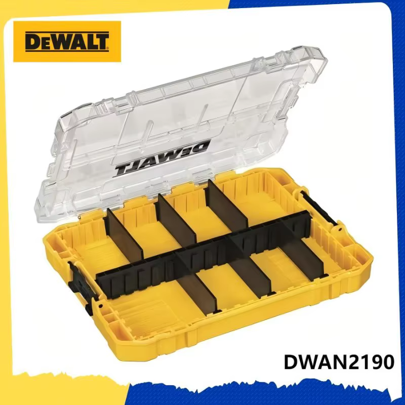 DEWALT DWAN2190 Boîte à outils robuste – Moyenne, cloison pour pièces/accessoires, mallette de range
