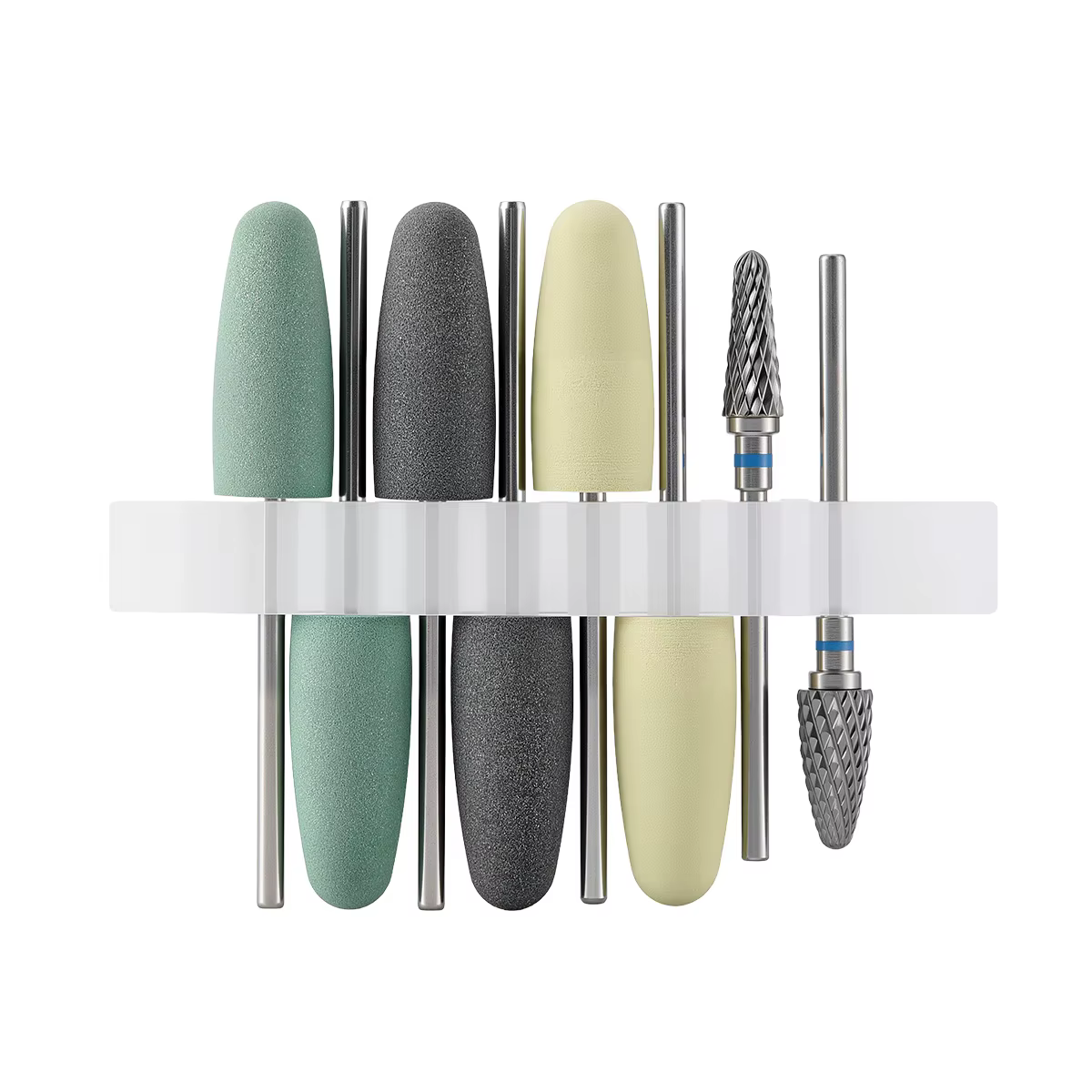 Kit de polissage acrylique à Base de résine dentaire, perceuse, polisseuse, outils rotatifs, 6 pièce