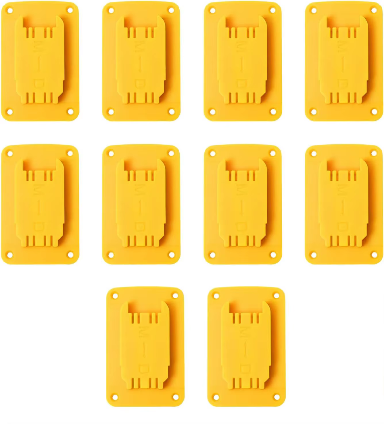 Porte-outils pour support de perceuse Dewalt 20V, 10 paquets, adaptés aux outils Milwaukee M18