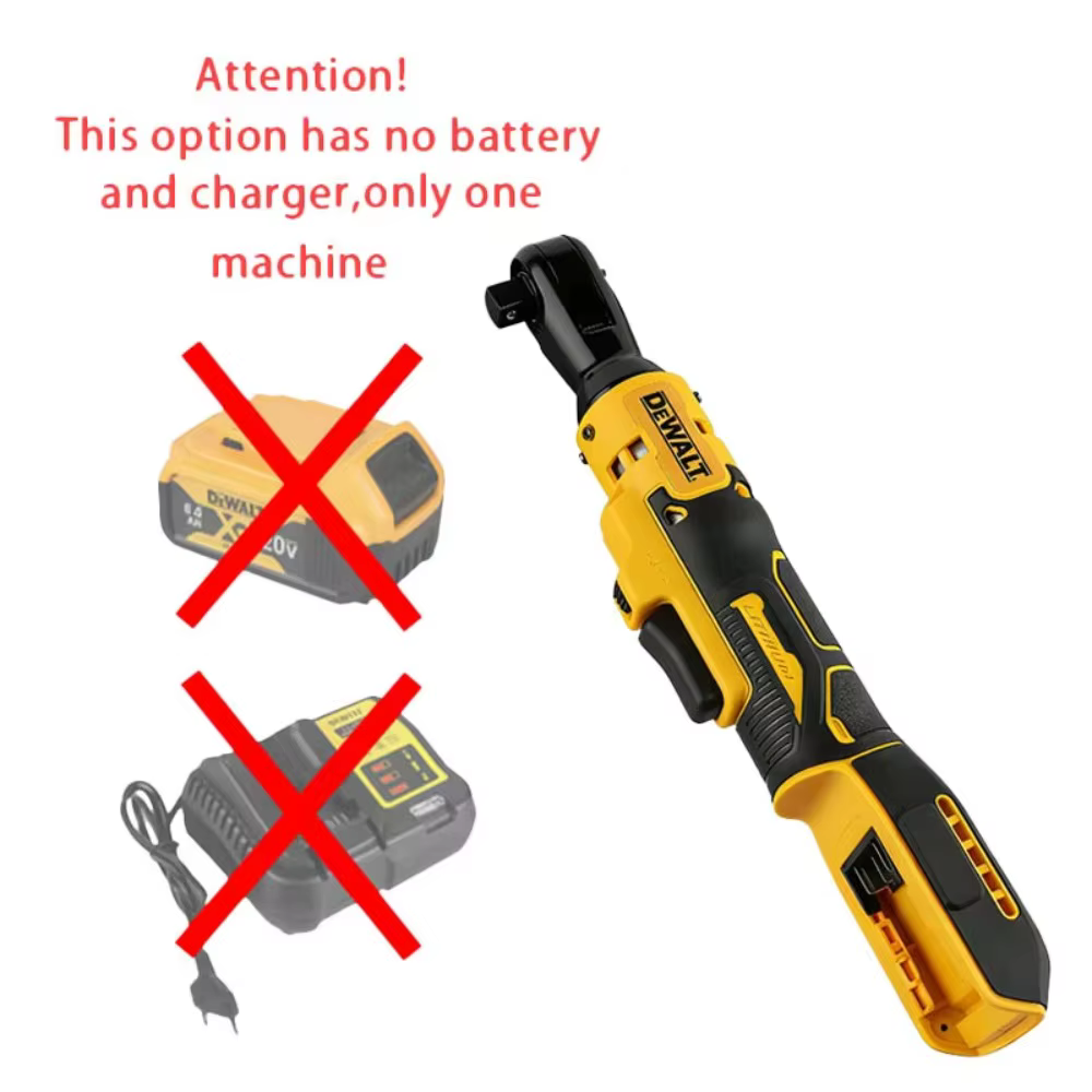 Clé à angle droit sans balais DeWalt 20V 512-13mm - Couple élevé 95N·m, 2500 tr/min, design compact 