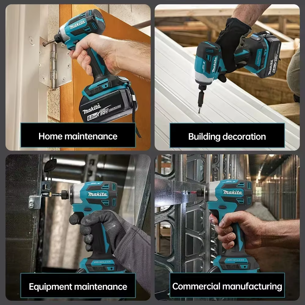 2025 Makita DTD173 bule 18v sans brosse Lithium-ion pilote d'impact outil électrique outil multifonc