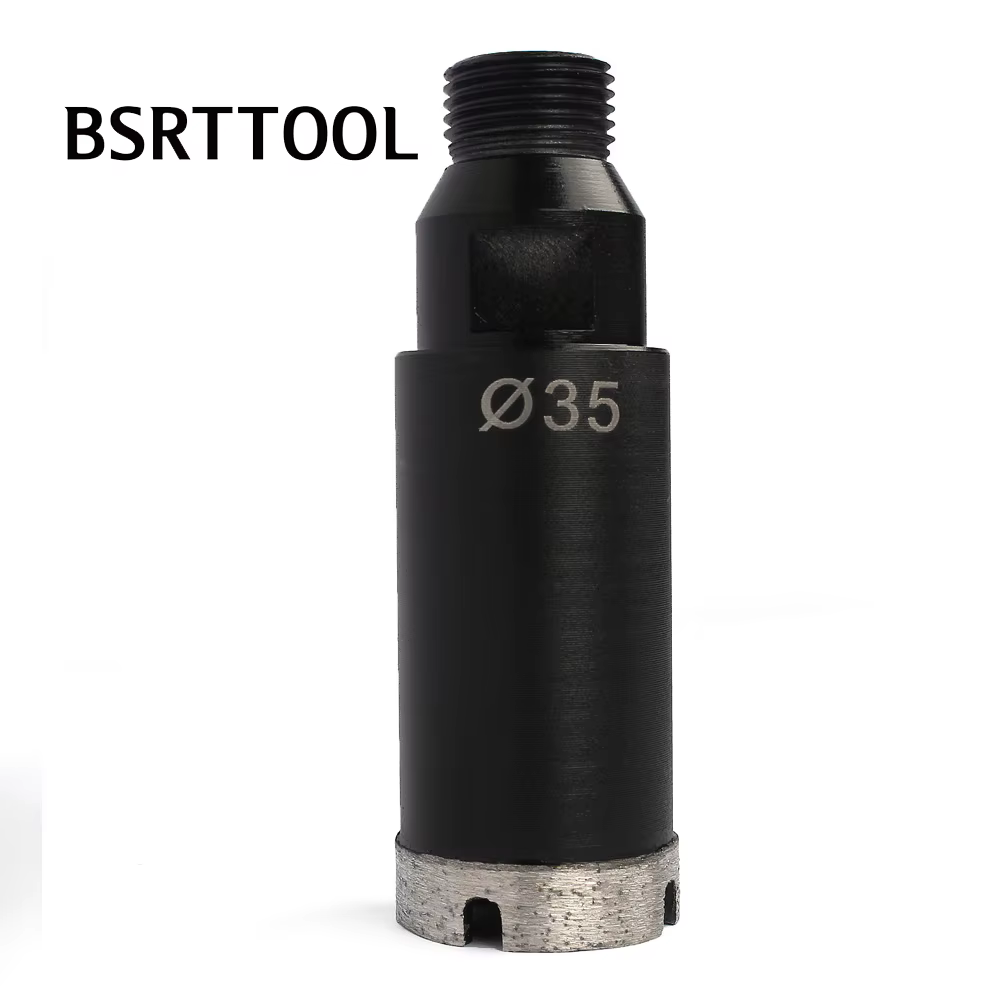 BSRTTOOL – mèche à diamant M14 et 3/8 pour pierre et granit, diamètre 35mm, 1-1/2 pouces