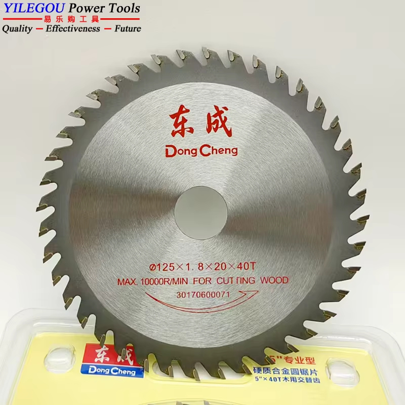 Lames de scie circulaire TCT de 5 po et 6 pouces pour couper le bois massif. 125 mm, 150 mm avec 40,