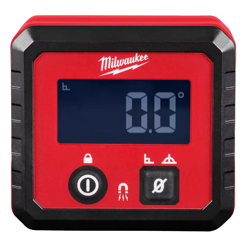 Milwaukee Angle Meter, inclinomètre numérique, mini niveau, rapporteur à 180 degrés 48-22-5602