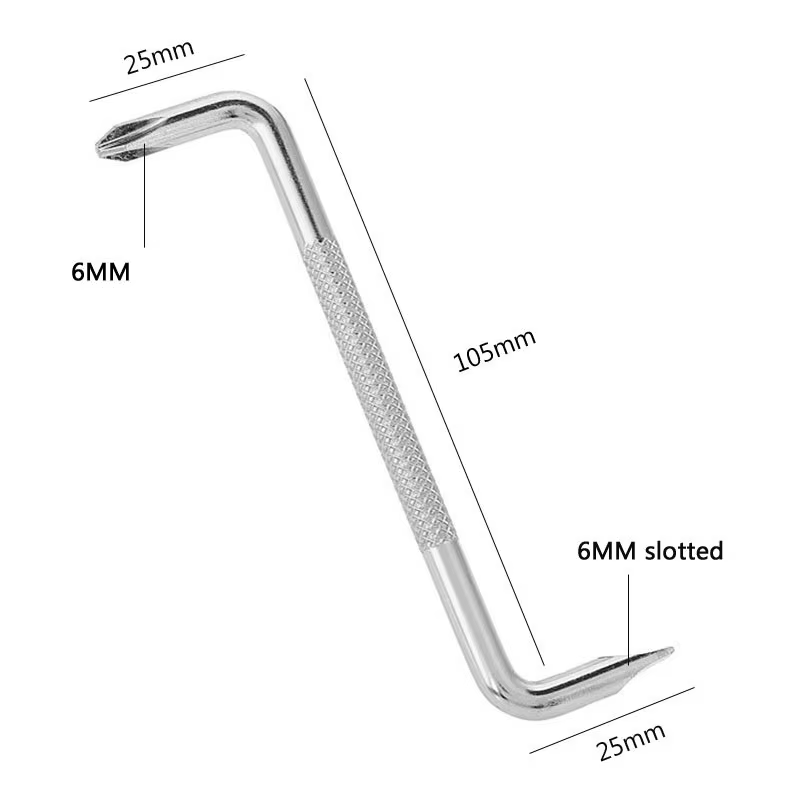 Tournevis de Type Z, tournevis croisé à fente, coude à Angle droit de 90 degrés, décalage et fente a