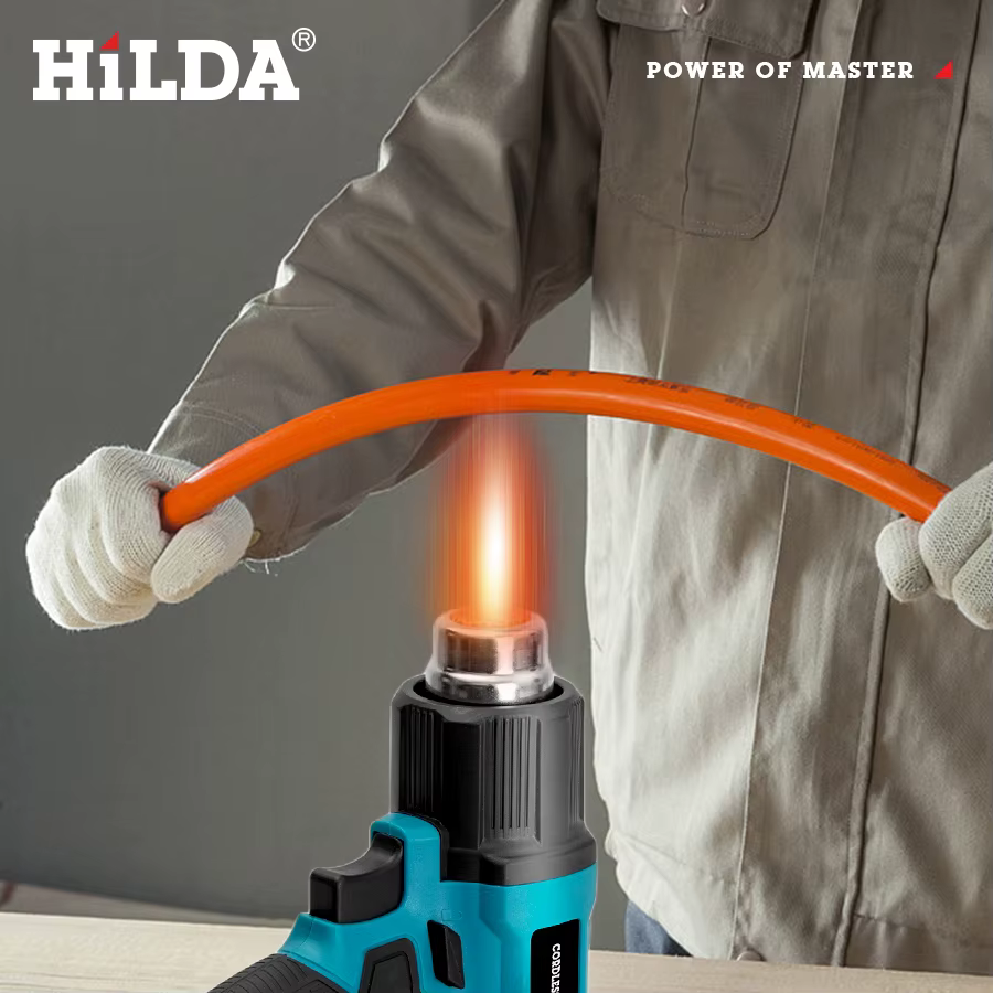 Pistolet à air chaud portable HILDA, température réglable, température non réglable, pour batterie M