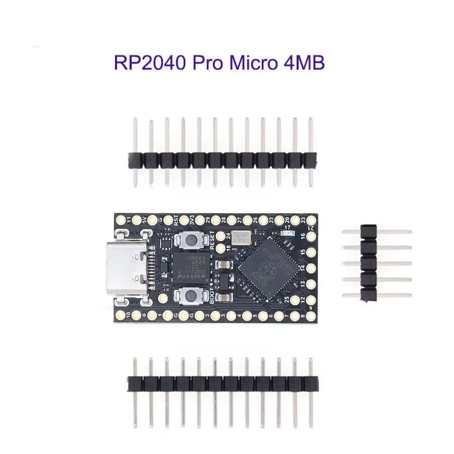 TENSTAR RP2040 Pro Micro carte de développement 4 mo/16 mo Flash double cœur prend en charge Mciro P