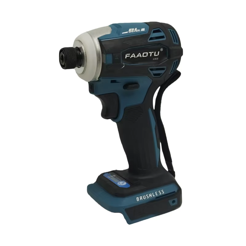 FAAOTU DTD172 Perceuse à percussion sans fil, moteur sans balais, perceuse électrique 18V pour bois,