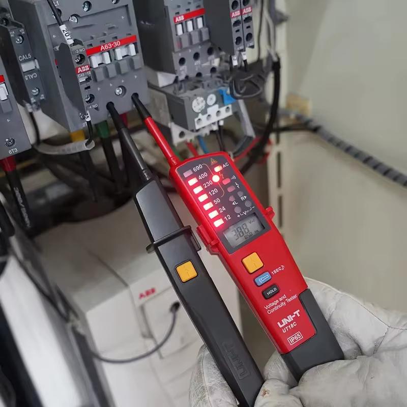 Testeur de tension UNI-T UT15C UT18C UT18D, sondes de détection de tension, voltmètre numérique AC D