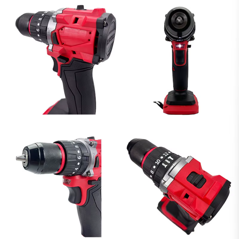 Pour Milwaukee 18V batterie perceuse électrique sans brosse 20 + 3 couple perceuse à percussion sans