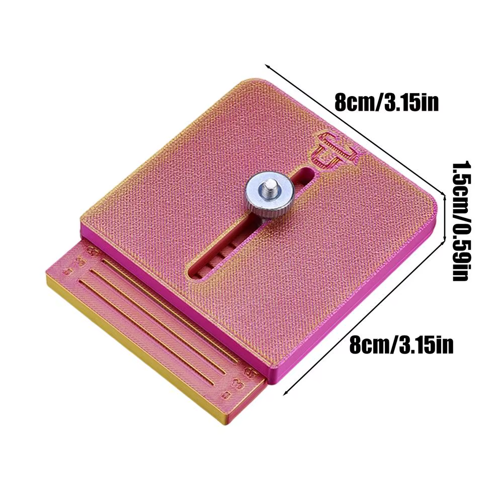 Guide de découpe de précision antidérapant portable et réglable pour le bricolage, outil de découpe
