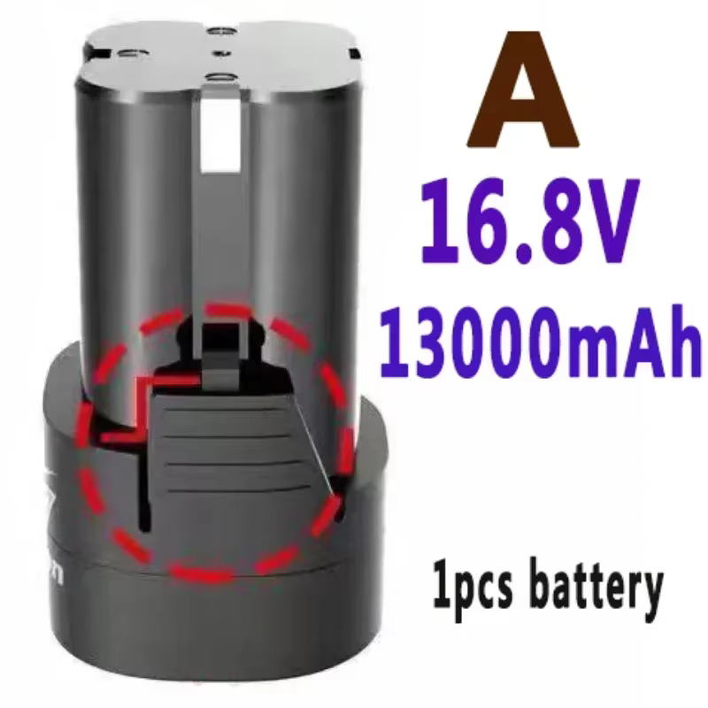 Batterie Rechargeable universelle haute capacité 16.8V 13000mAh pour outils électriques, tournevis é