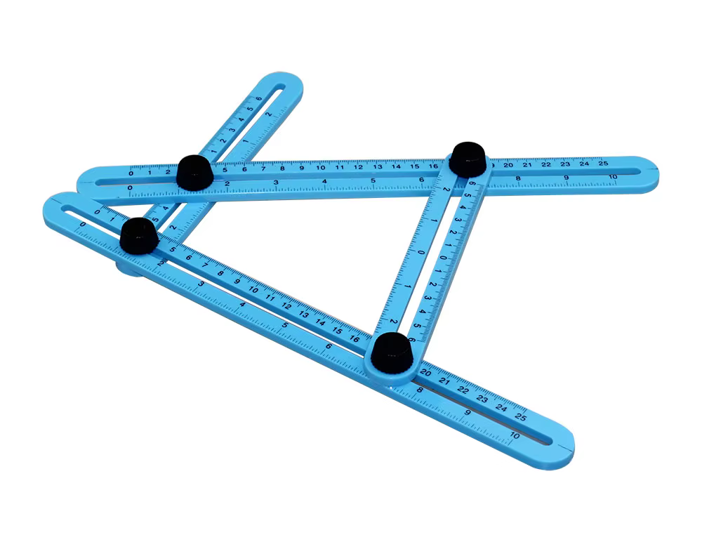 Rapporteur règle multi-angle modèle 4 outil de mesure d'angle pliant brique carrelage bois coin prod