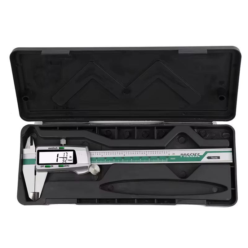 Calibre numérique en acier inoxydable ET50 6 pouces 150 mm Fraction/MM/Pouce Mesure Calibre à vernie