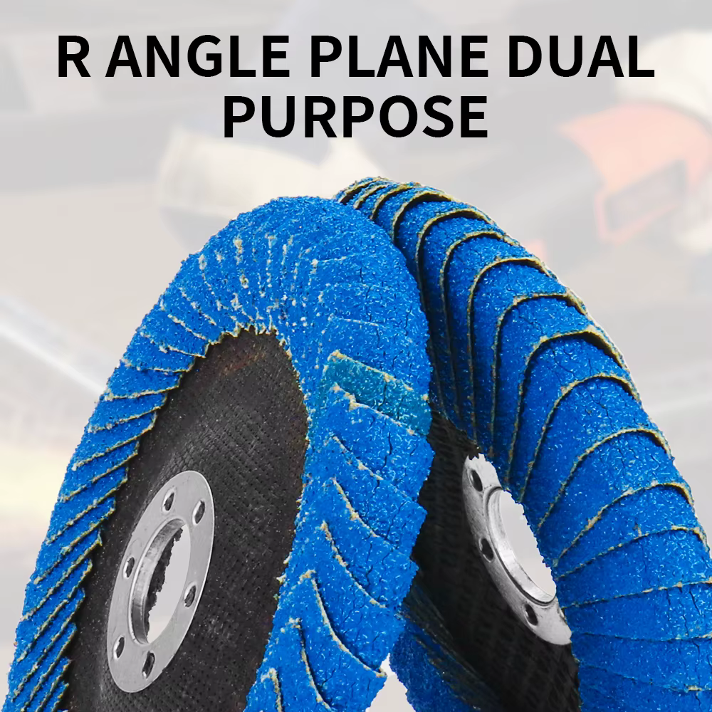 Disque poncage 100mm/115mm/125mm roue de polissage Disque à lamelles pour meuleuse d’angle