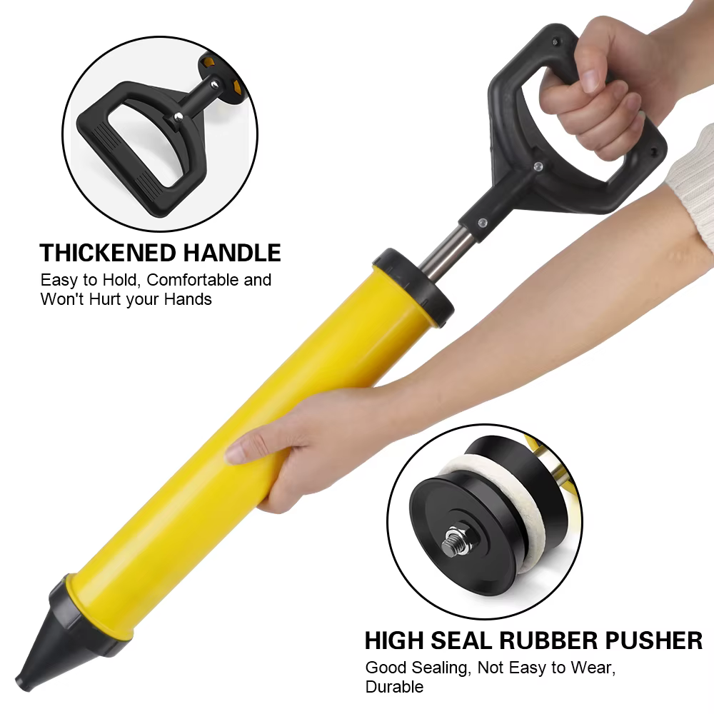 Pistolet de calfeutrage applicateur avec 4 buses, outils manuels, pistolet de jointoiement, pompe à