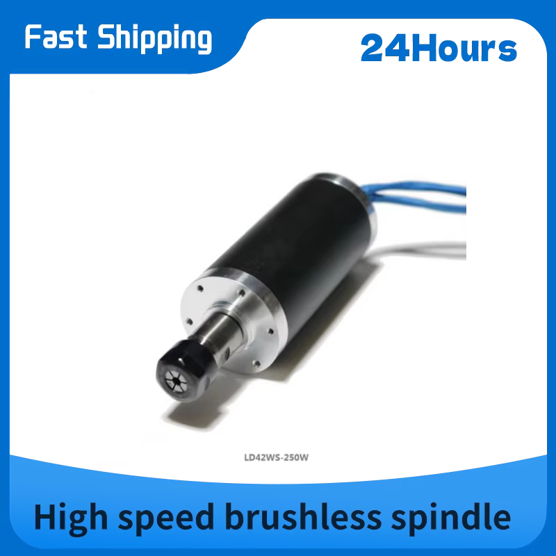 diamètre sans brosse du moteur 24v 42mm de broche de 250w Er11 12000rpm