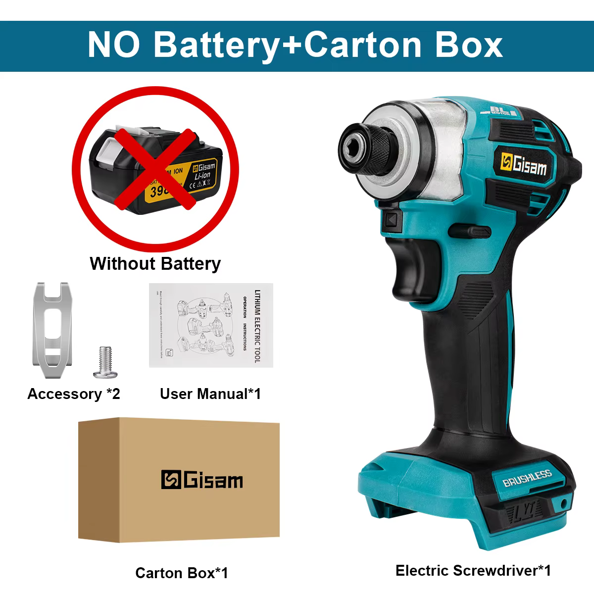 Makita – tournevis électrique sans balais 688N.m, 1/4 pouces, tournevis sans fil, perceuse électriqu