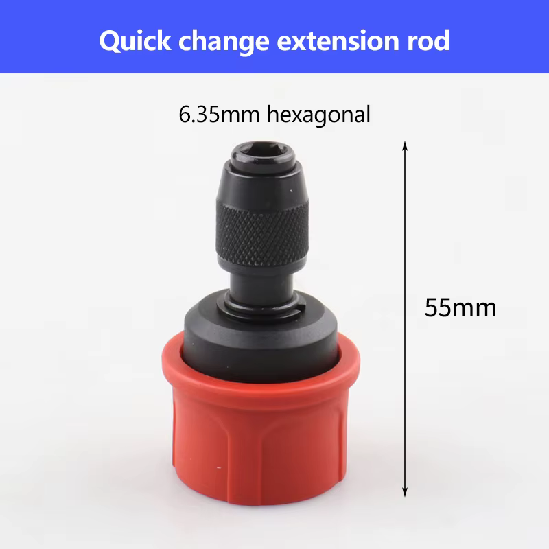 Mandrin de Conversion de perceuse à dégagement rapide pour embouts hexagonaux de 6.35mm, Compatible