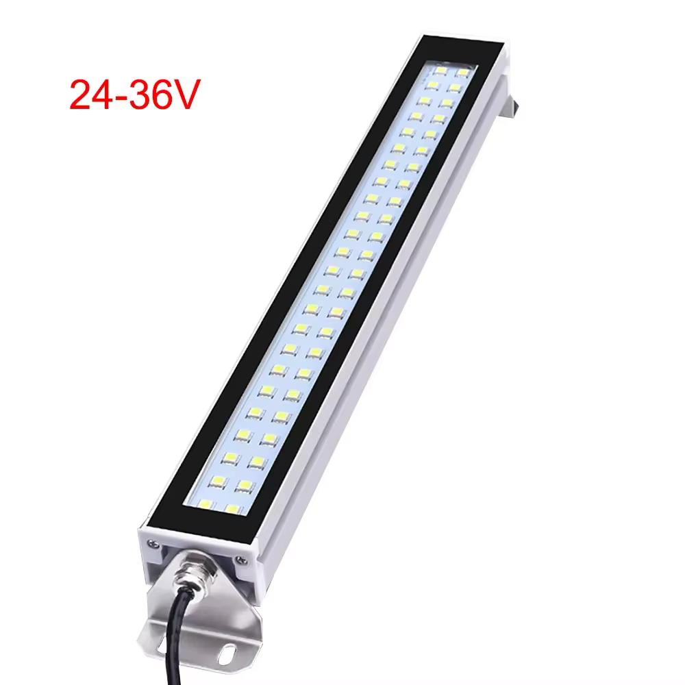 Lampe de travail Led 24V/220V, étanche à l'huile, antidéflagrante, pour tour CNC, éclairage en allia