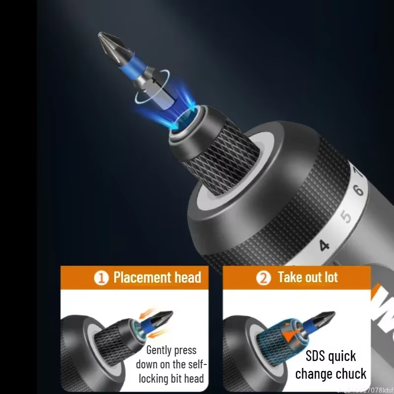 Worx 4V jeu de tournevis électriques WX242 Portable intelligent sans fil tournevis électrique Mini p