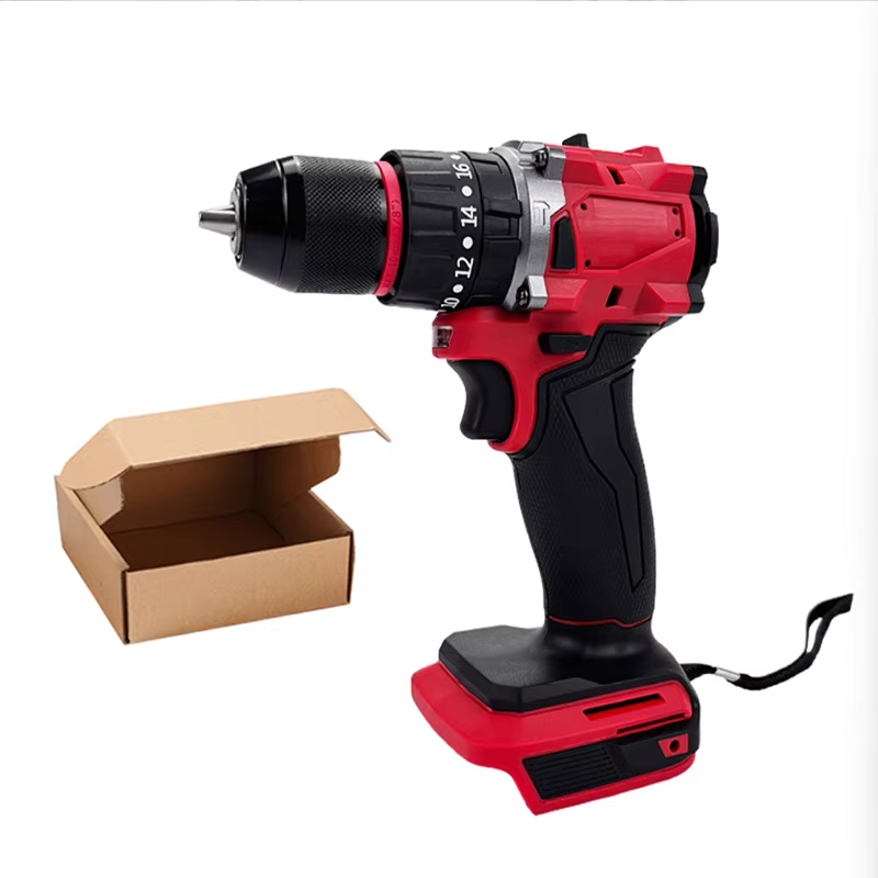 Pour Milwaukee 18V batterie perceuse électrique sans brosse 20 + 3 couple perceuse à percussion sans