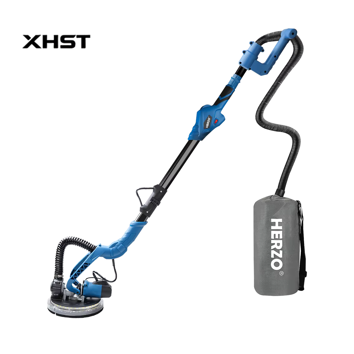 Ponceuse orbitale électrique 220V DIY pour cloisons sèches avec lumière LED, portable et pliable, po