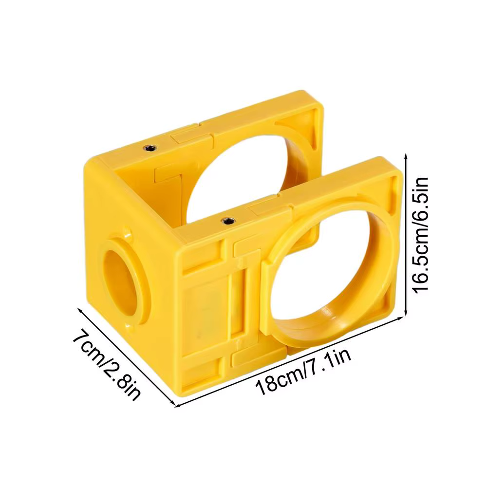 Kit de perçage pour poignées de porte 1-3/8" - 1-3/4" avec gabarit de guidage, kit de scie cloche po