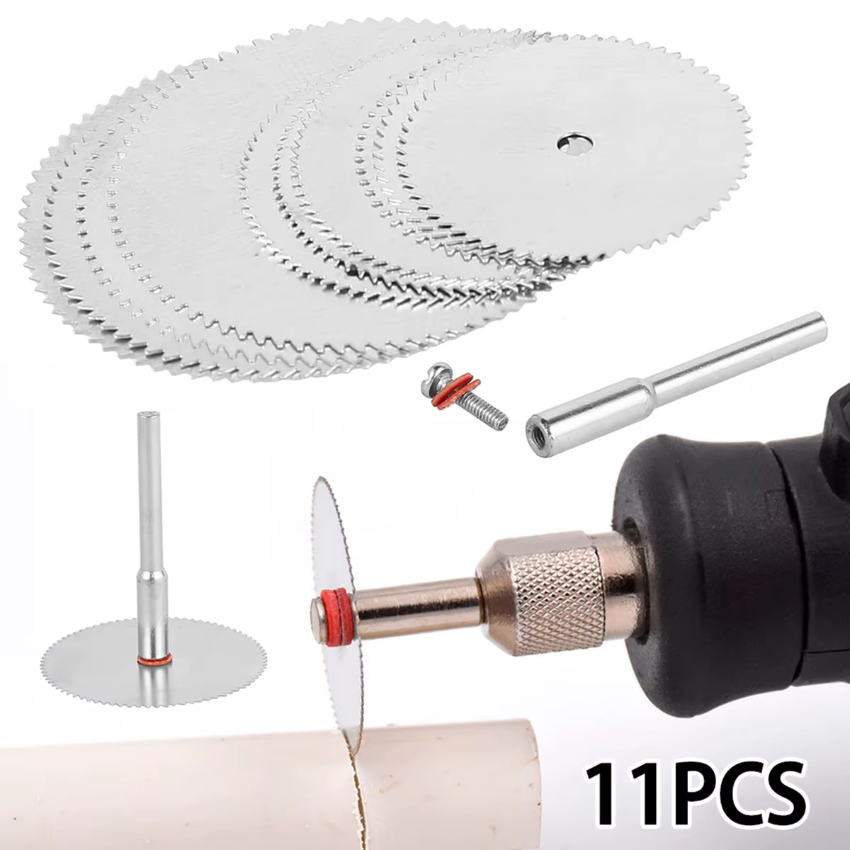 Jeu de Mini lames de scie circulaire, disque de coupe professionnel pour le travail du bois avec 1 p