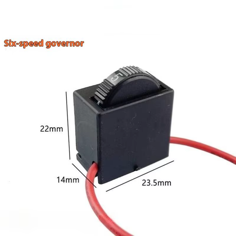 Vente flash : Contrôleur de vitesse à 6 niveaux AC220V pour meuleuse électrique DR2-6/1FE 12A 250V, 