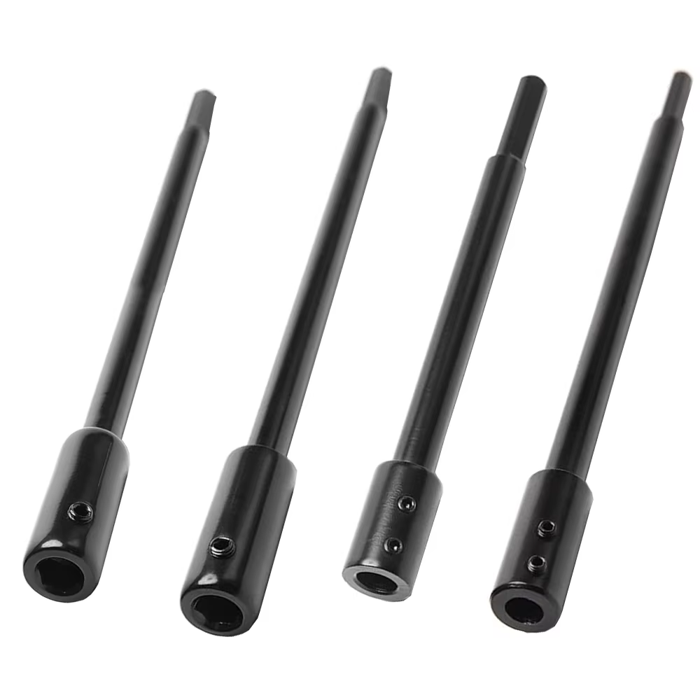 Barres d'extension de mandrin hexagonal, rallonge de perceuse, rallonge de mandrin rond, rallonge de