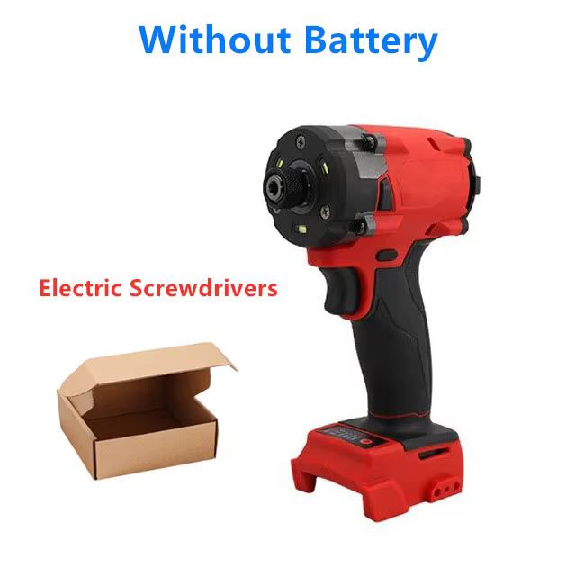 Tournevis électrique sans balais, visseuse à percussion sans fil, visseuse électrique rechargeable, 