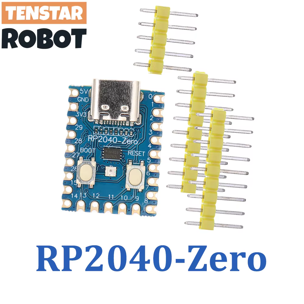 TENSTAR RP2040-Zero RP2040 pour microcontrôleur Raspberry Pi PICO Module de carte de développement d