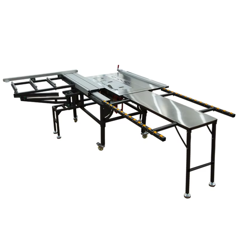 Scie à table multifonctionnelle WJS600B pour le travail du bois avec rail de guidage, scie circulair