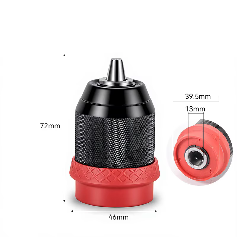 Mandrin de conversion à dégagement rapide pour embouts hexagonaux de 6,35 mm, compatible avec les pe