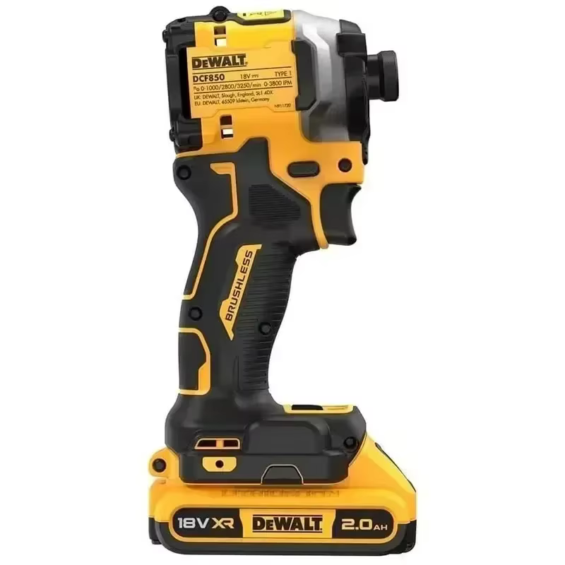 DEWALT DCF850 Visseuse à percussion électrique 20V sans balais sans fil 3250RPM, outils à couple éle