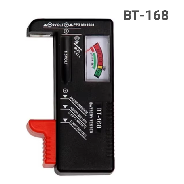 Testeur de batterie numérique avec écran LCD, pile bouton AA, AAA, 9V, 1.5V, vérification de la capa