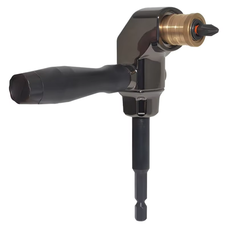 Accessoire de rêve de perceuse à angle droit, tout le corps en métal, adaptateur de perceuse résista