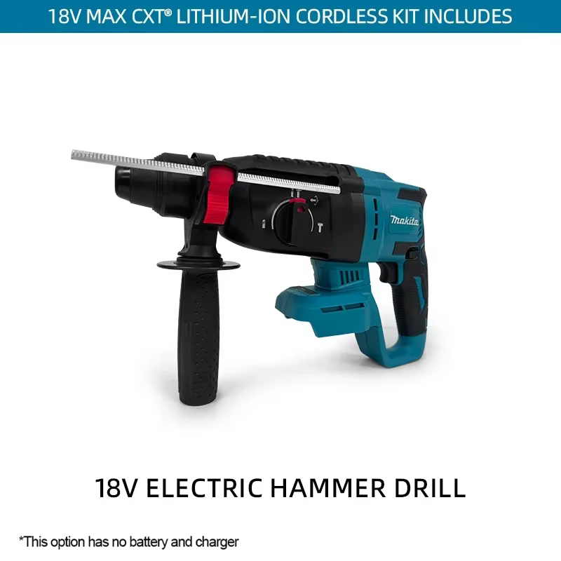 Makita Perceuse à percussion rotative sans fil 18V sans balais 26 mm - Outil électrique sans fil hau