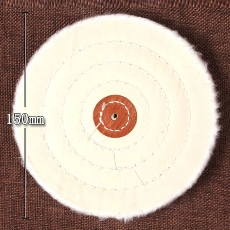 50-200mm tissu polissage roue de polissage coton peluche tissu tonnelle tampon meuleuse Pad 150 or a