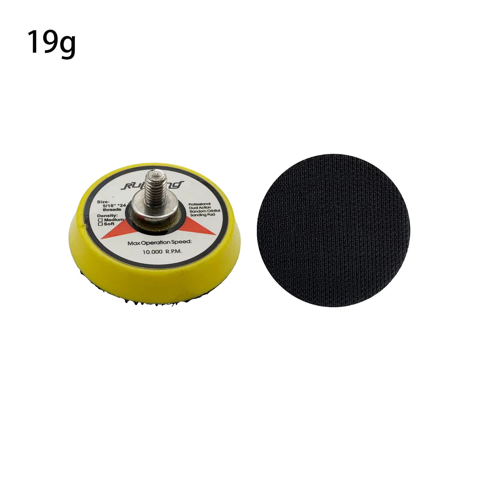 Tampon de ponçage de polissage de 2/3/4/5/6 pouces, ponceuse pneumatique, plaque de support de disqu