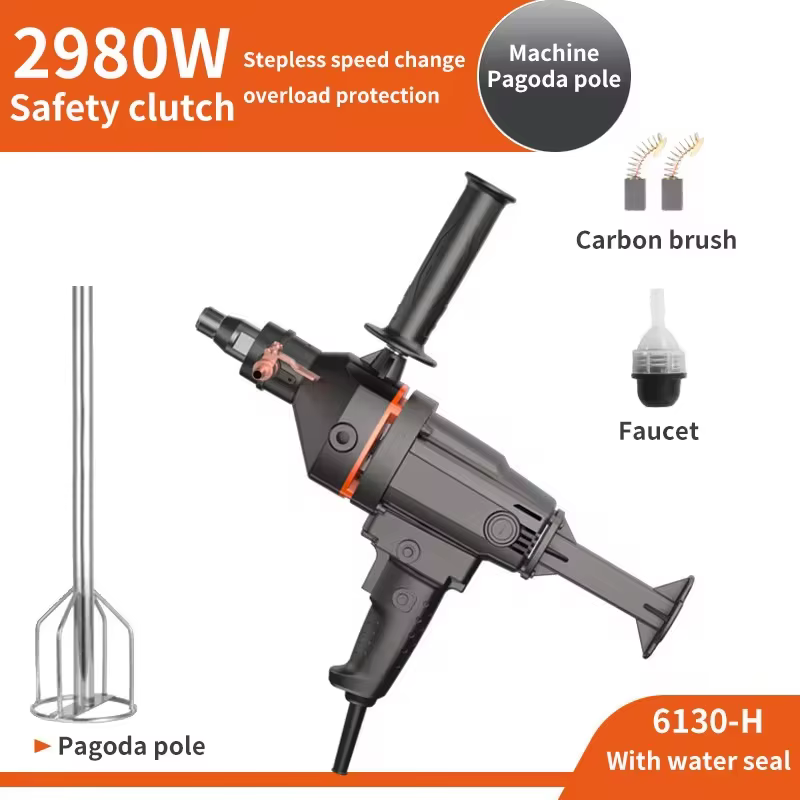 Carotteuse diamantée électrique, 4300W, 2980W, support de perceuse à béton, proposition de couple d'