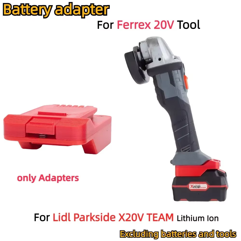 1 X adaptateur/convertisseur de batterie pour batterie Li-ion Lidl Parkside X20V TEAM vers outils él