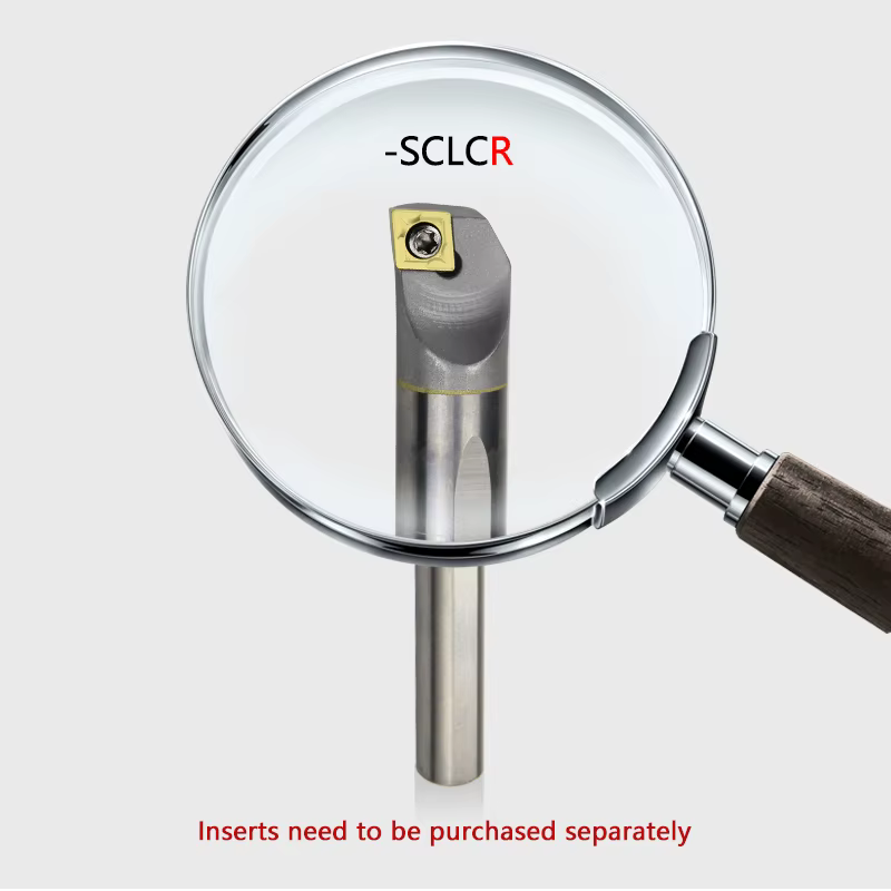 Porte-outil en carbure de tungstène SCLCR06 SCLCR09 SCLCR pour tour mécanique C08K C10K C12M, porte-