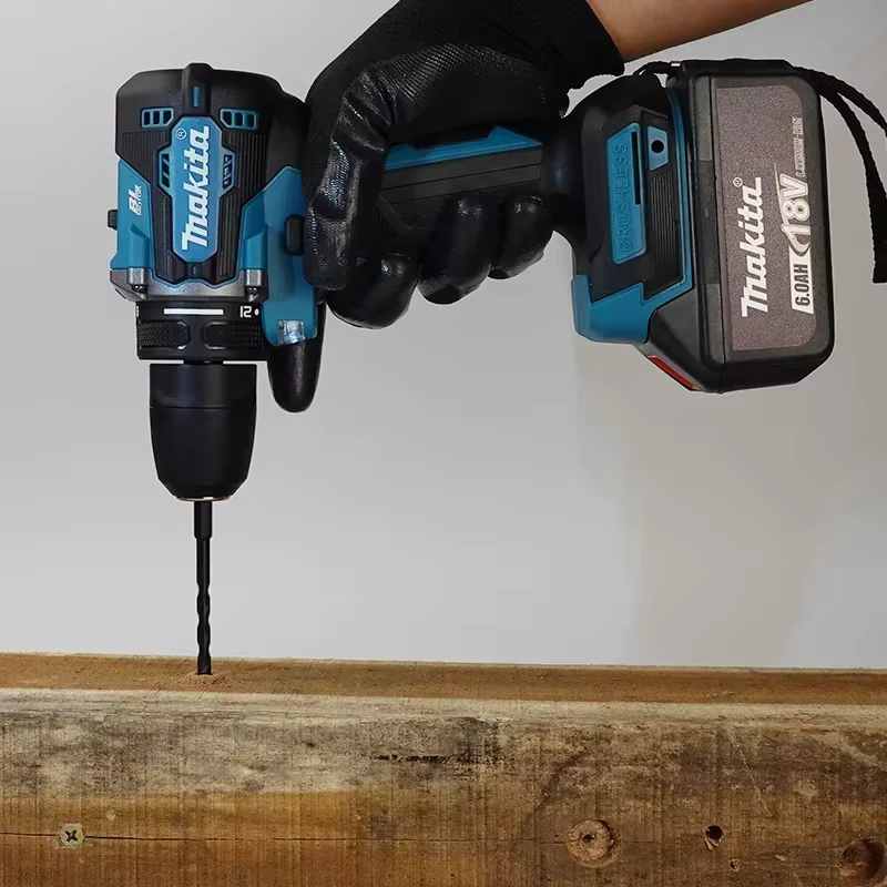 Makita DDF487 Perceuse électrique sans balais 18 V, adaptée à une perceuse à percussion à cinq corde