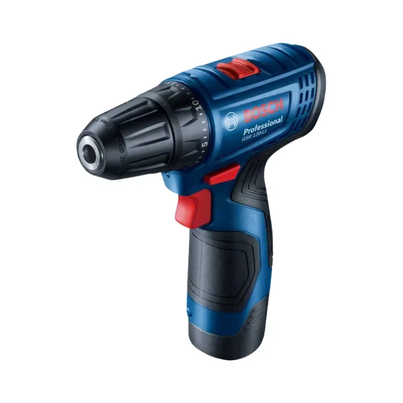 Perceuse Bosch GSR120-LI 12V, moteur haute performance, idéale pour l'assemblage de meubles, le perç