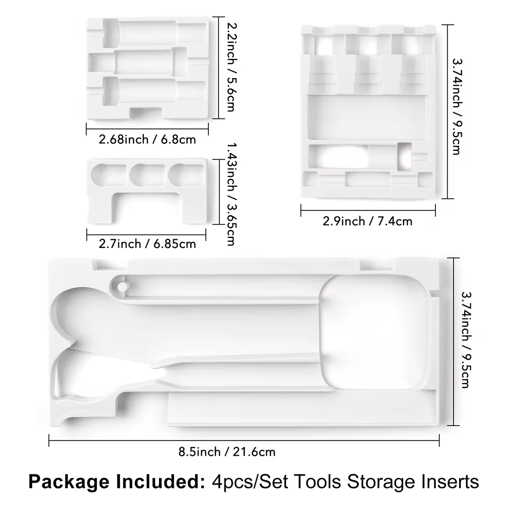 Insert de rangement pour outils compatible avec Cricut Maker 3 et Maker, plateau pour kit d'outils d