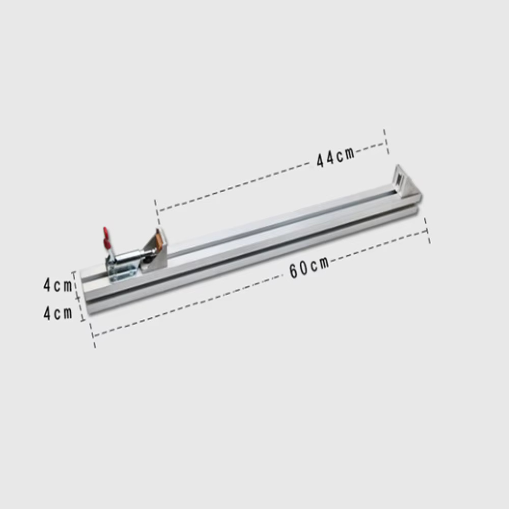 Nouveau système de Rail de guidage de scie circulaire électrique 80/100/120cm, bord de serrage, Guid