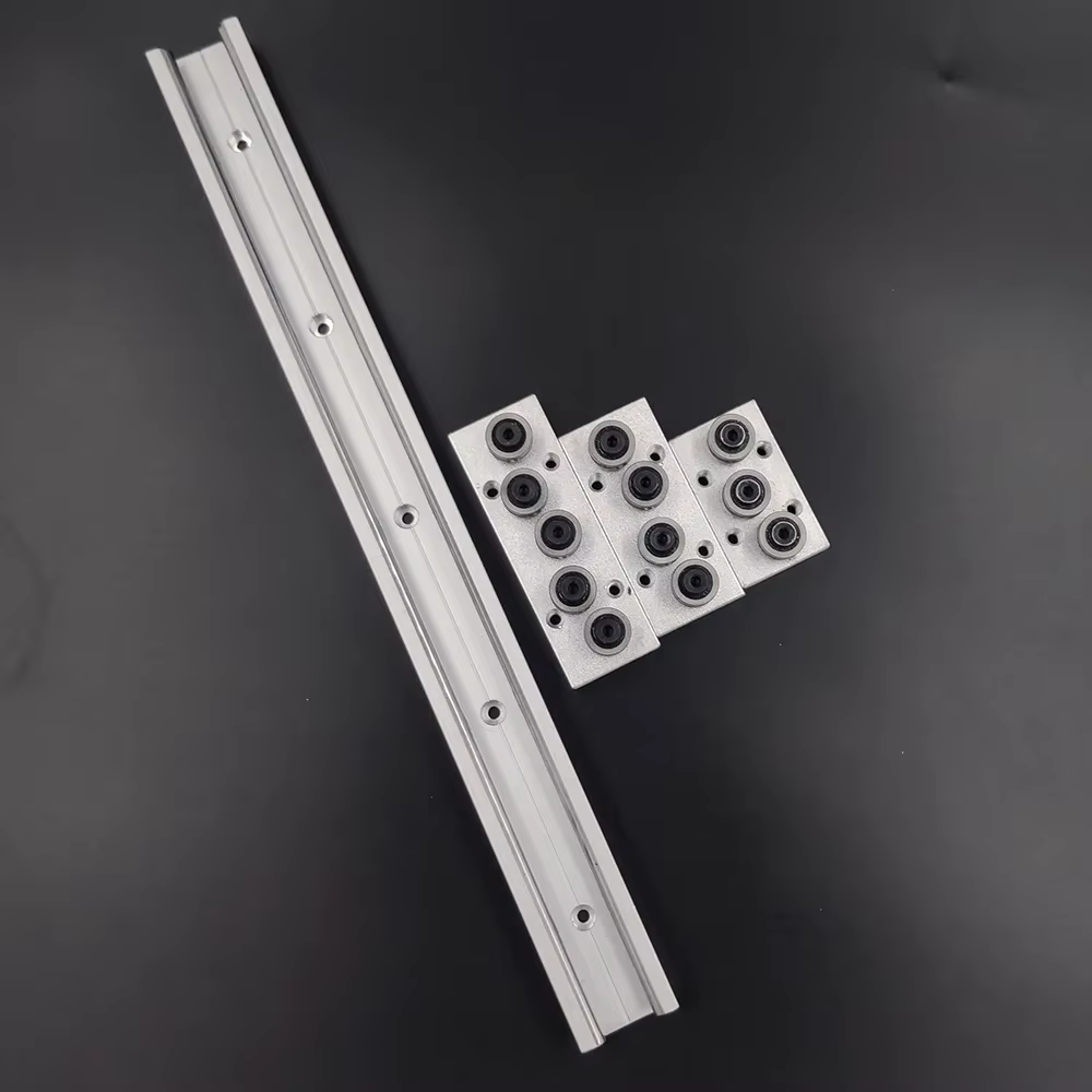 Guide linéaire à deux axes intégré, glissière à rouleaux SGR10 de 28mm, 1 jeu: 1 bloc SGB10 et 1 gui